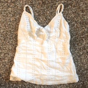 cute white tank